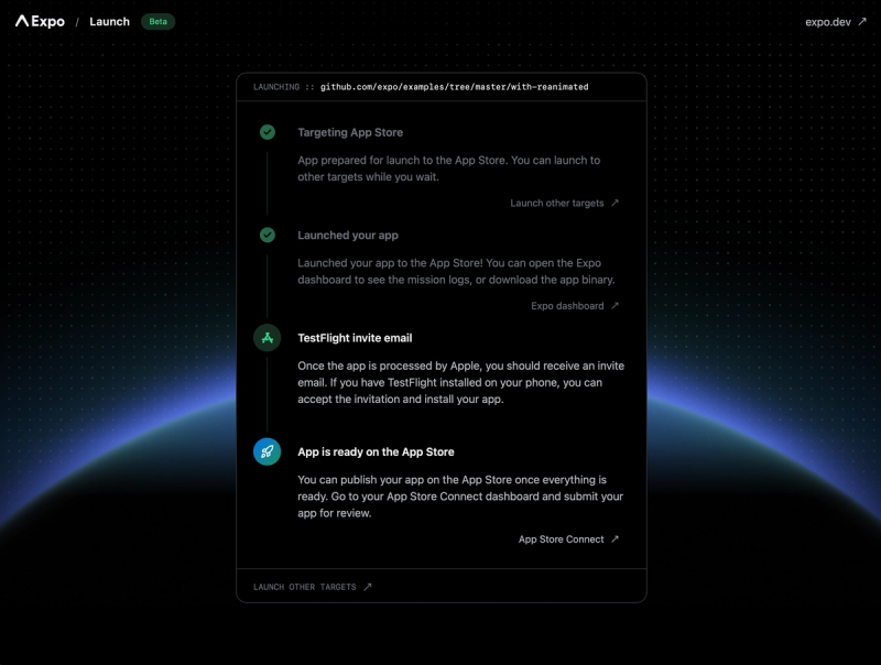 Straight to testflight