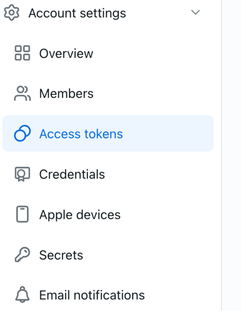Access tokens