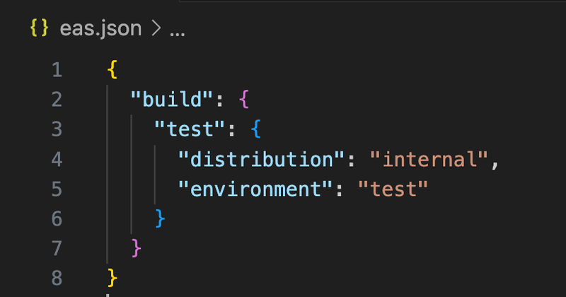 Example of using a test environment in build