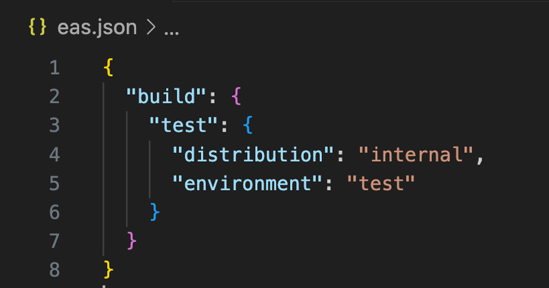 Example of using a test environment in build