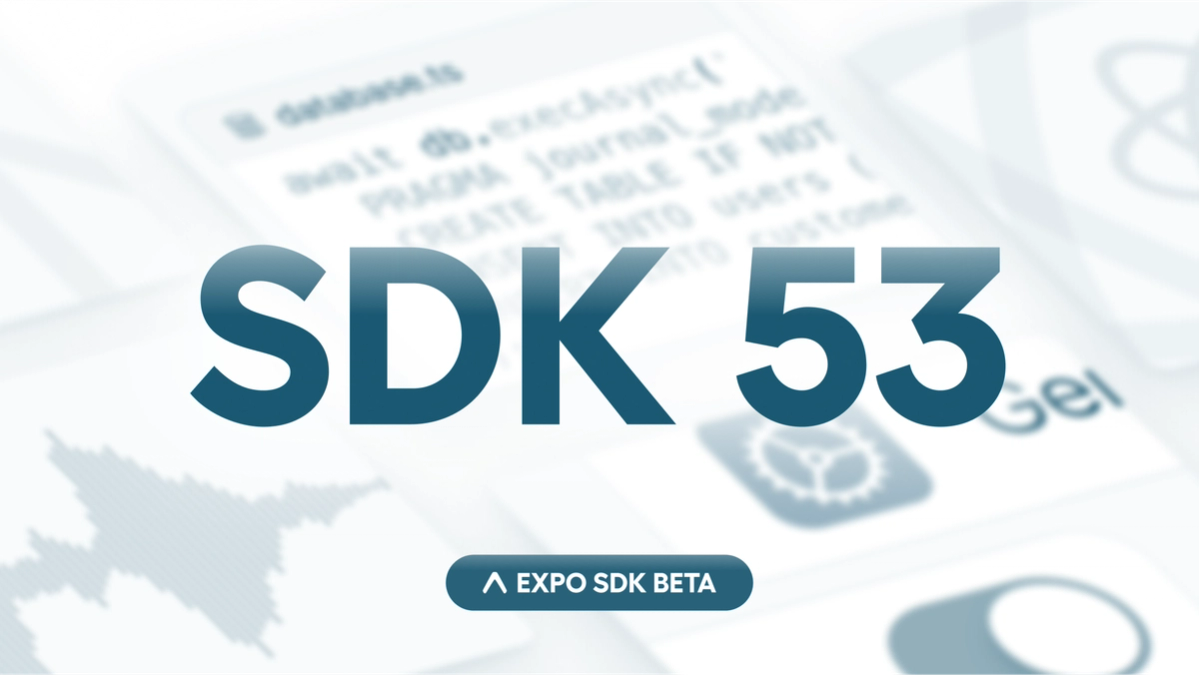 SDK 53 Beta