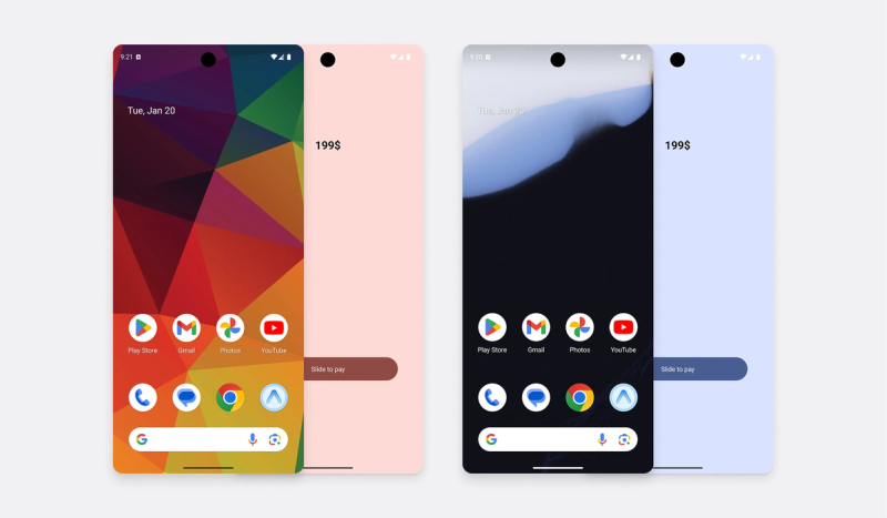 New dynamic Material 3 styles support