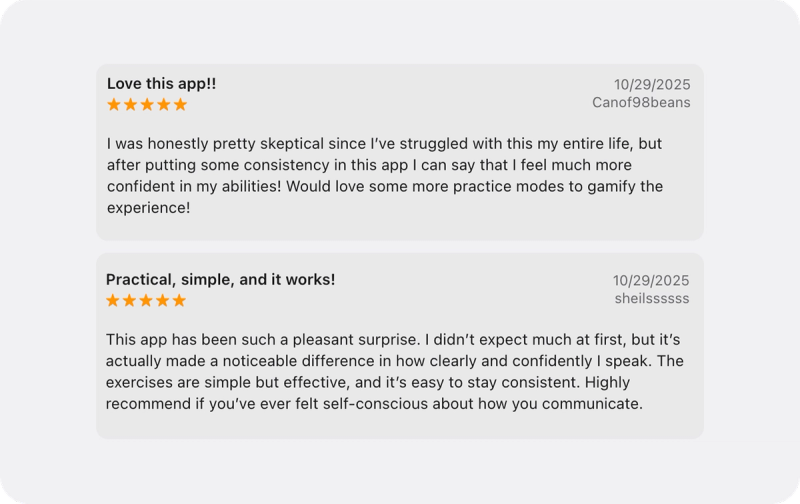 app reviews