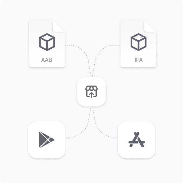 Submit to both app stores
