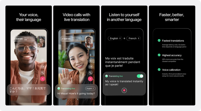 Sanas AI screenshots