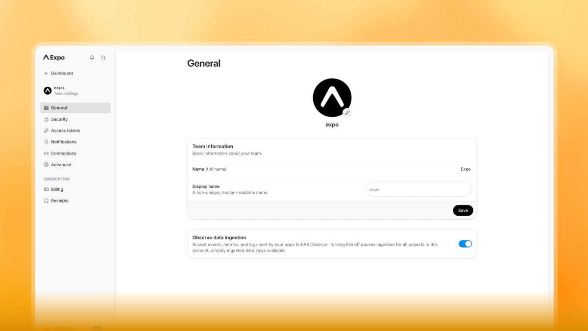 Settings redesign screenshot hero image