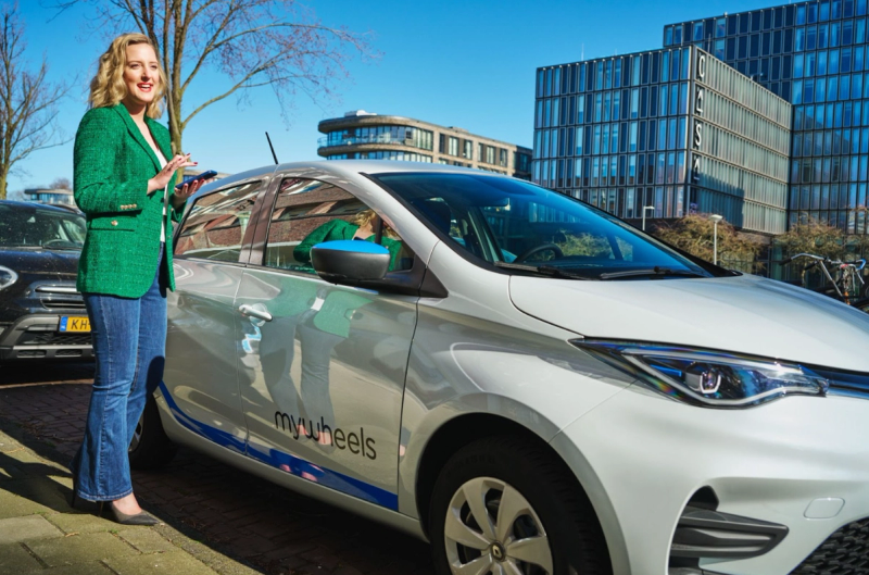 MyWheels on the streets of Amsterdam