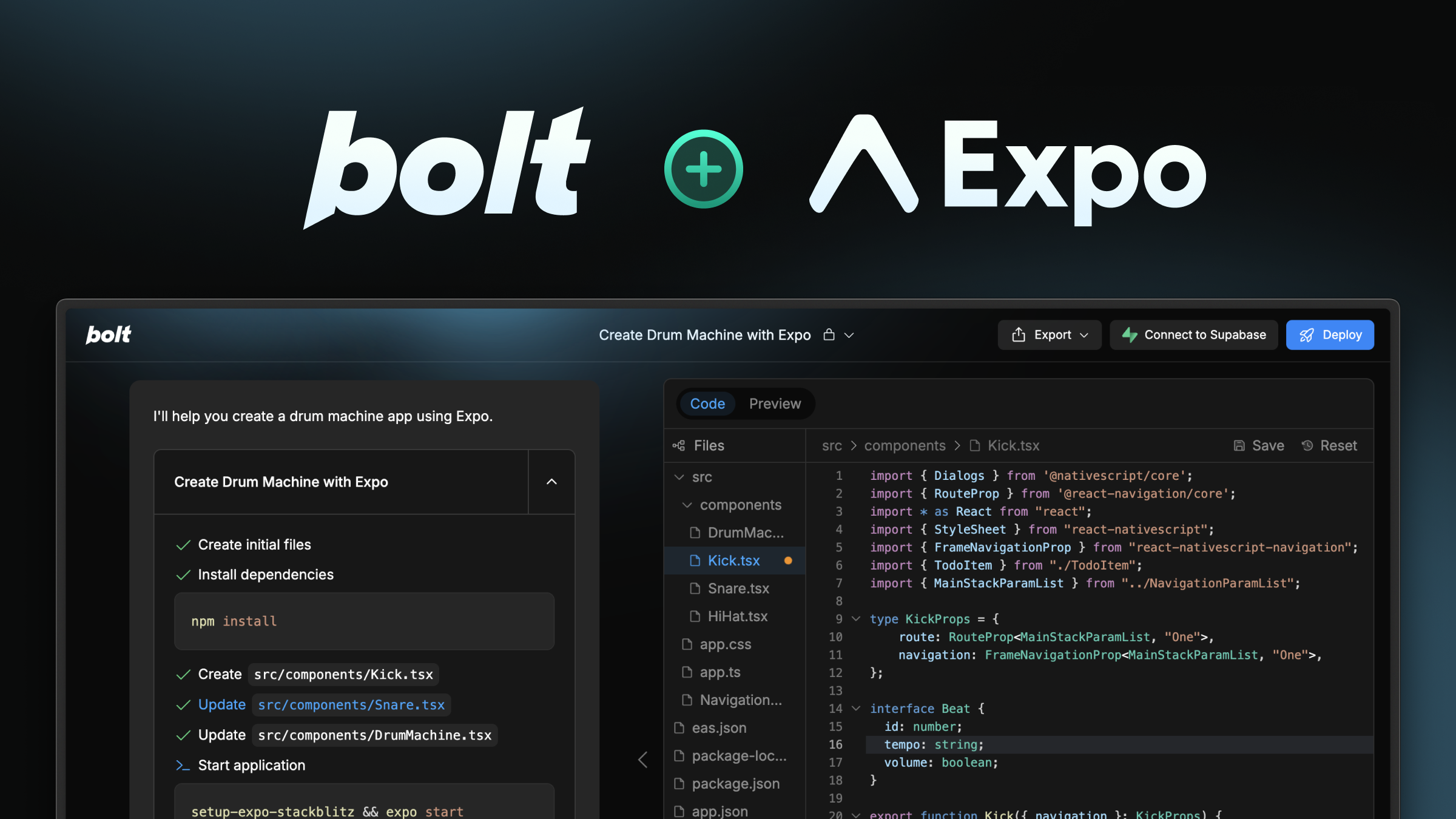 Get your idea to the app store without writing code