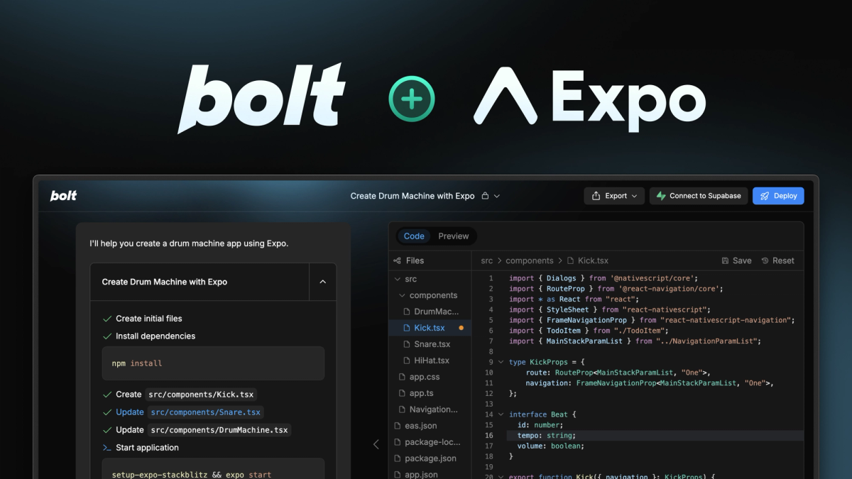 Get your idea to the app store without writing code