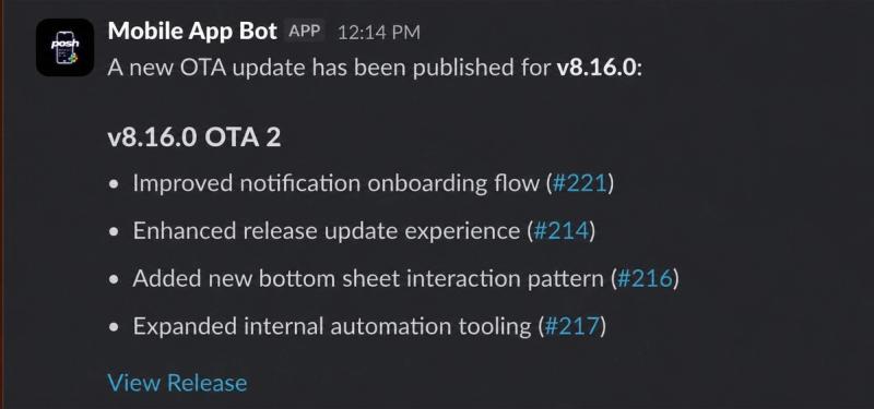 slack notification