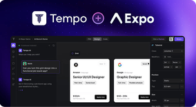 From Idea to App Store: Tempo and Expo collaboration