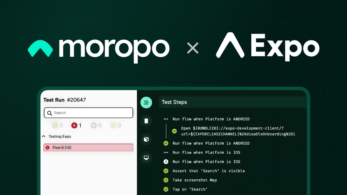 Create and run fast end-to-end tests using Moropo and Expo