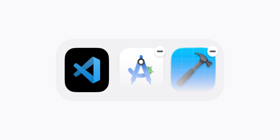 No Xcode or Android Studio