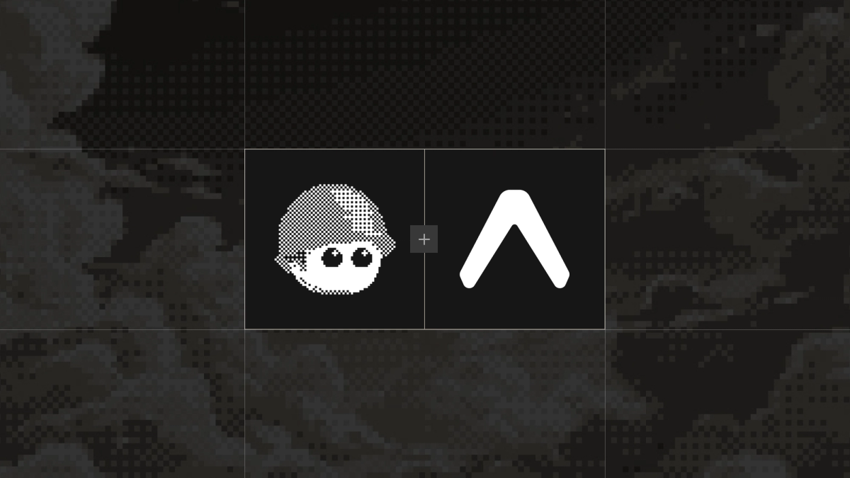 TesterArmy and Expo logos side by side on a dark pixel background