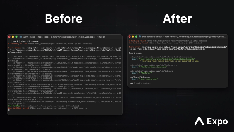 Import stack comparisons