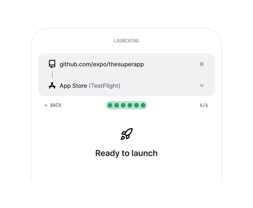 Launch anything to the App Store