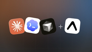 A habit tracker app being built across three AI workflow lanes: skills, MCP, and branched conversations.