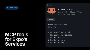 MCP tools for EAS Build and Workflows - Expo Changelog