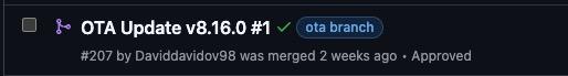 OTA Update branch