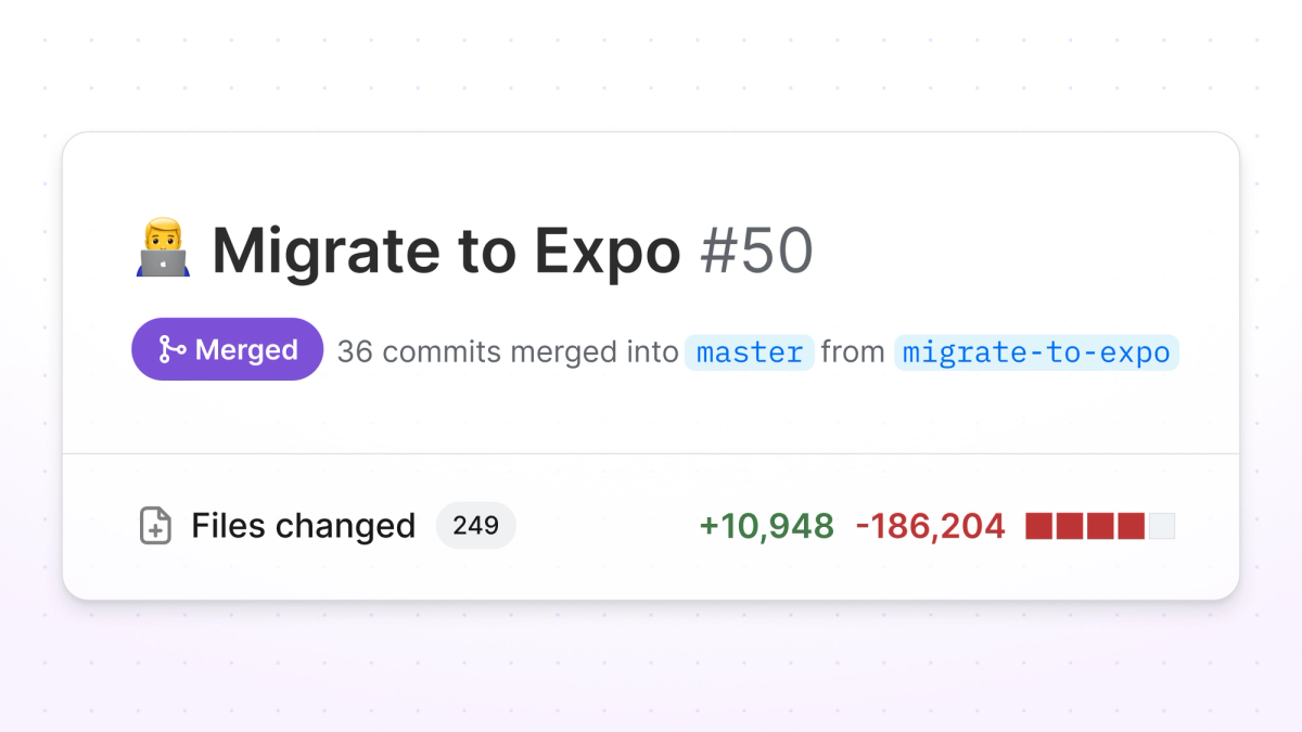 How I migrated my bare React Native app to Expo