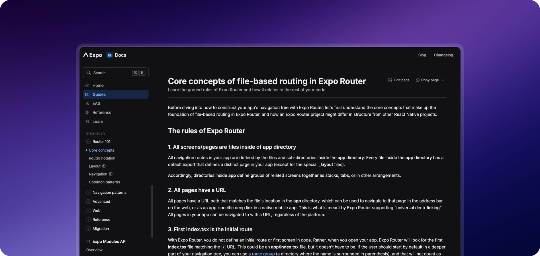 Expo Router