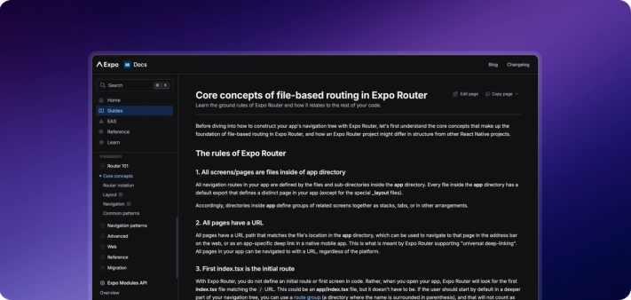 Expo Router