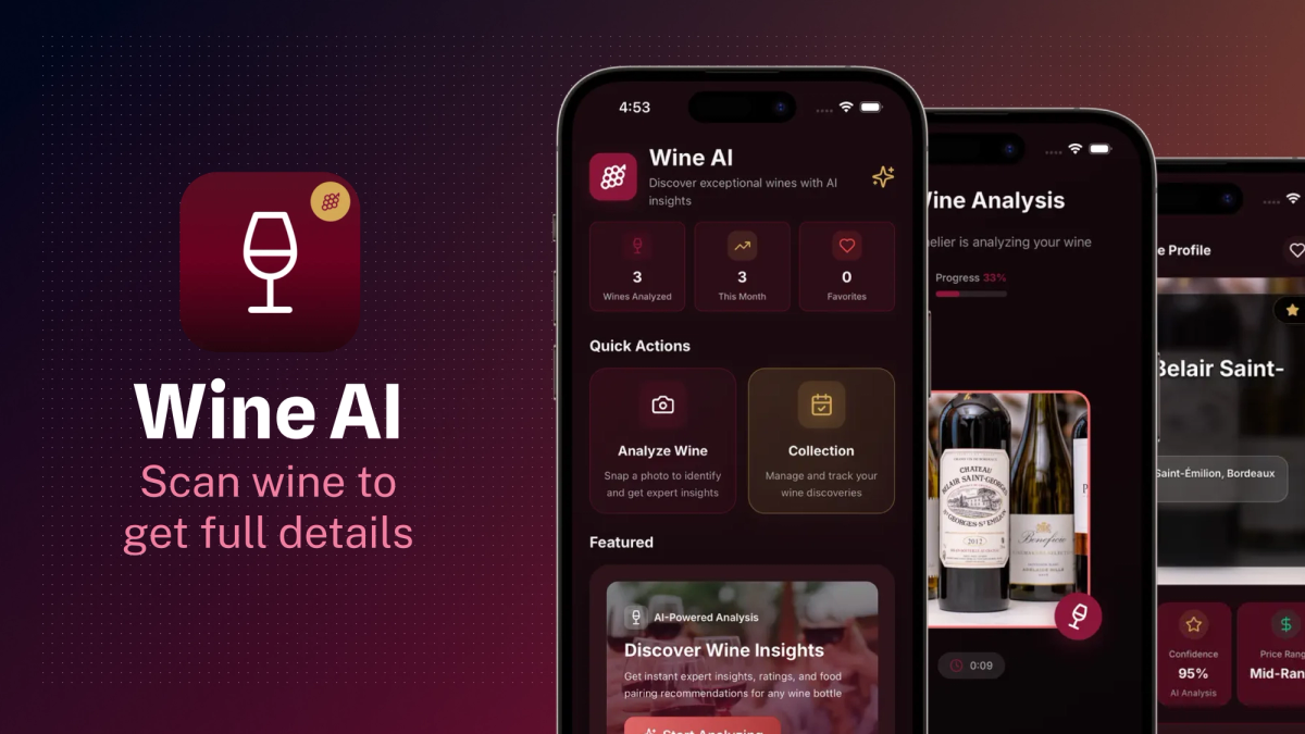 Architecture of Wine AI: A camera-powered sommelier with Expo