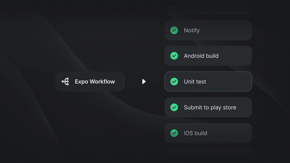 Orchestrate advanced workflows with EAS Workflows and custom build jobs