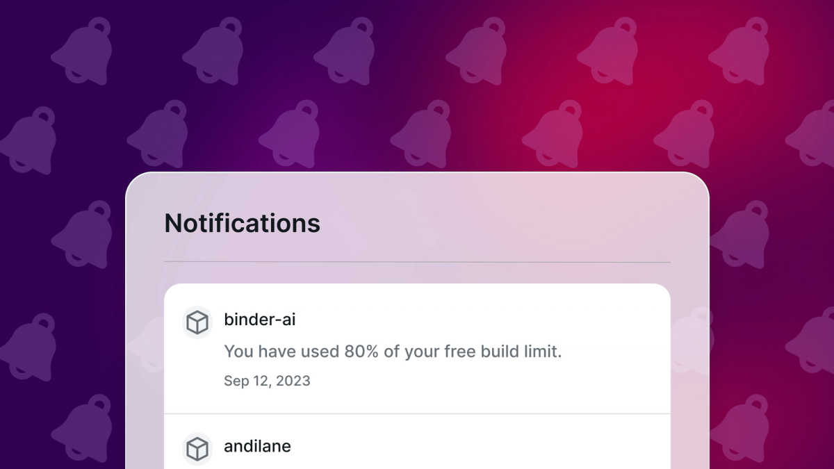 Notification center.