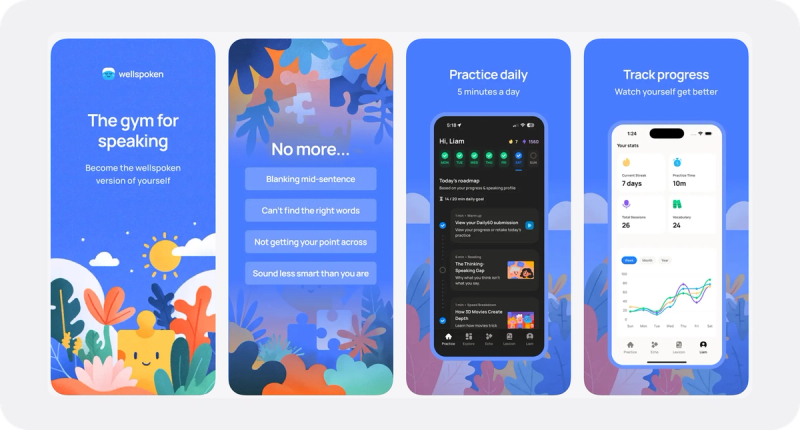 Wellspoken screenshots