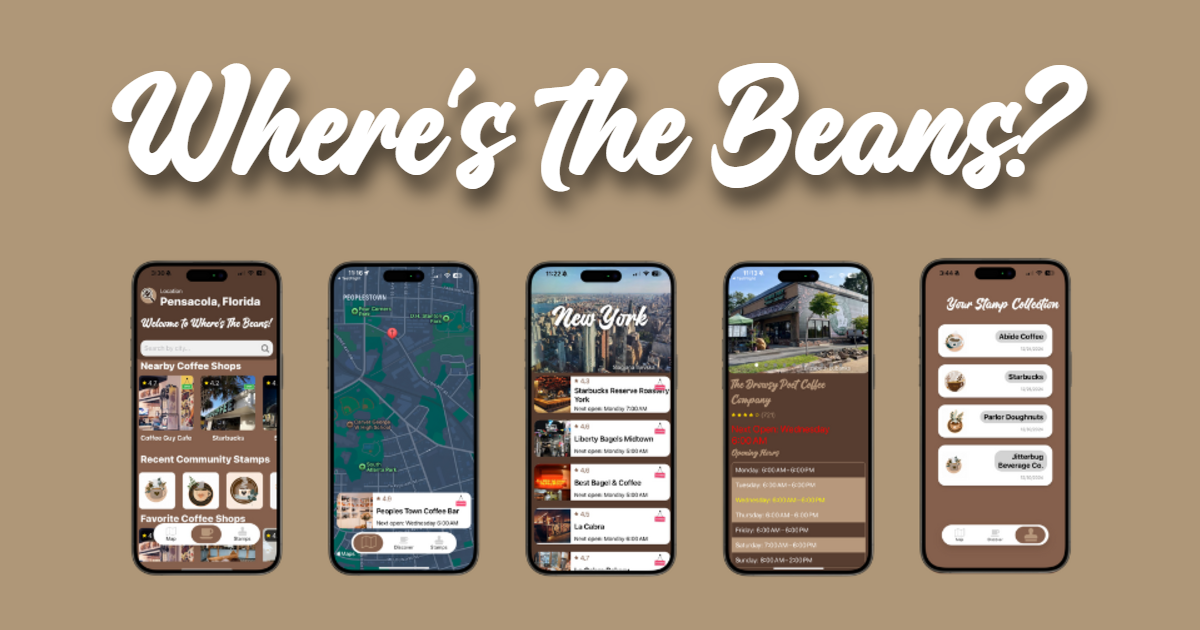 Where’s the beans? Idea to App in 40 hours