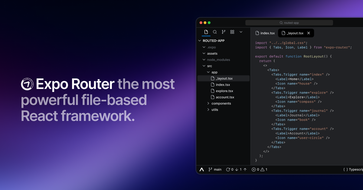 Expo Router