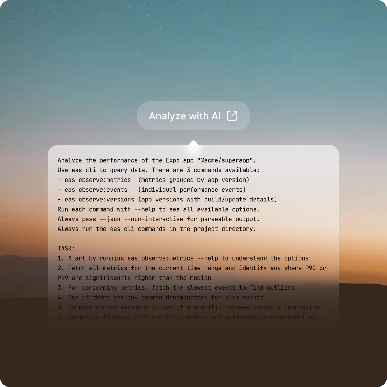 Analyze with AI