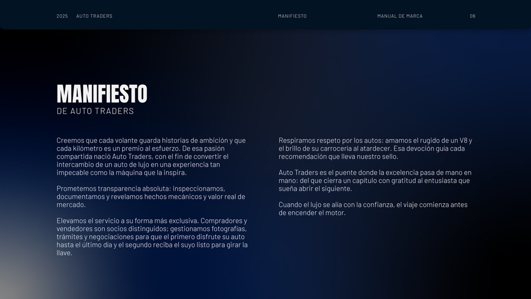 Auto Traders — aplicación de marca