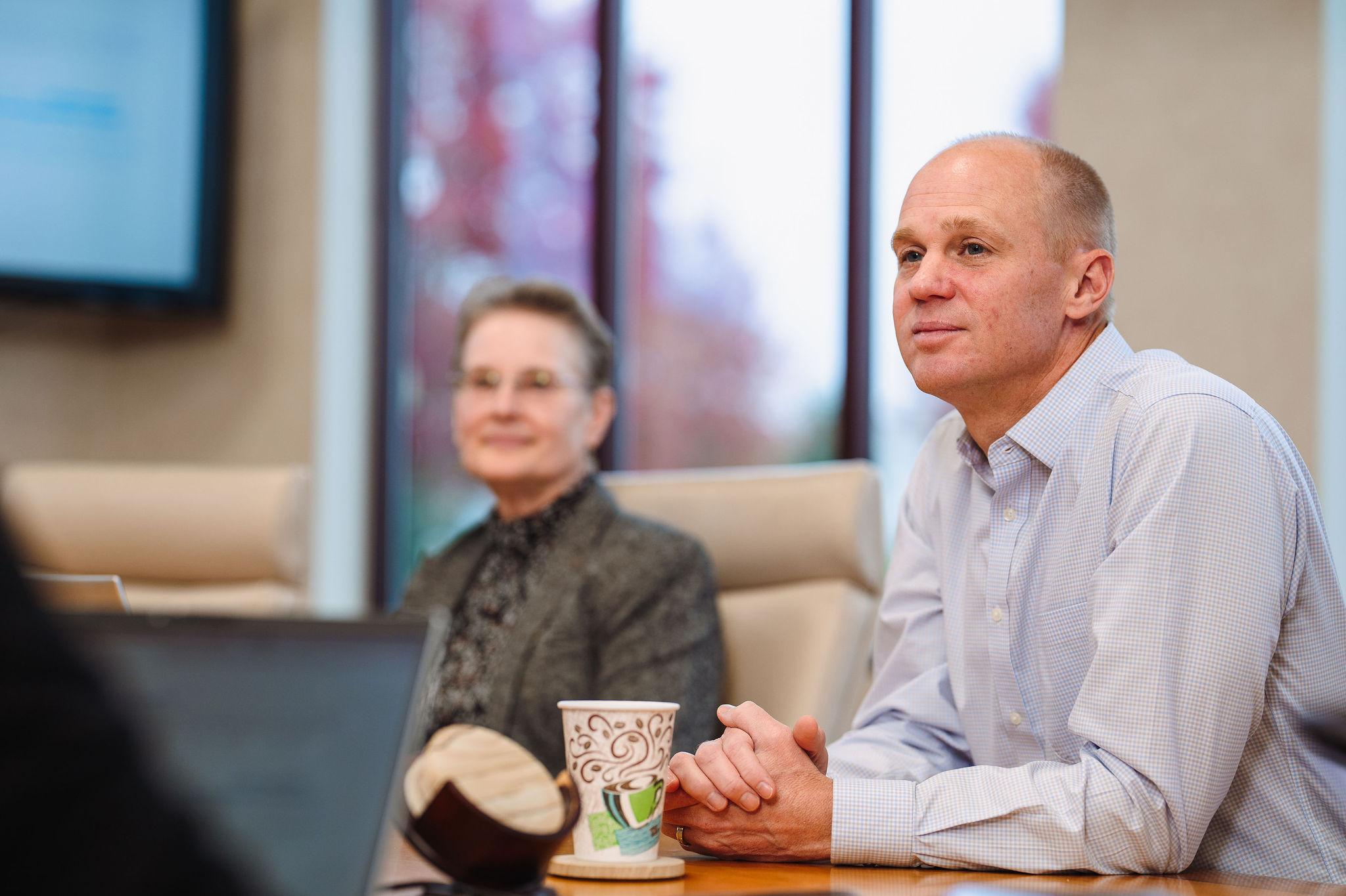 WSI leadership team in a meeting — integrity at the heart of everything we do