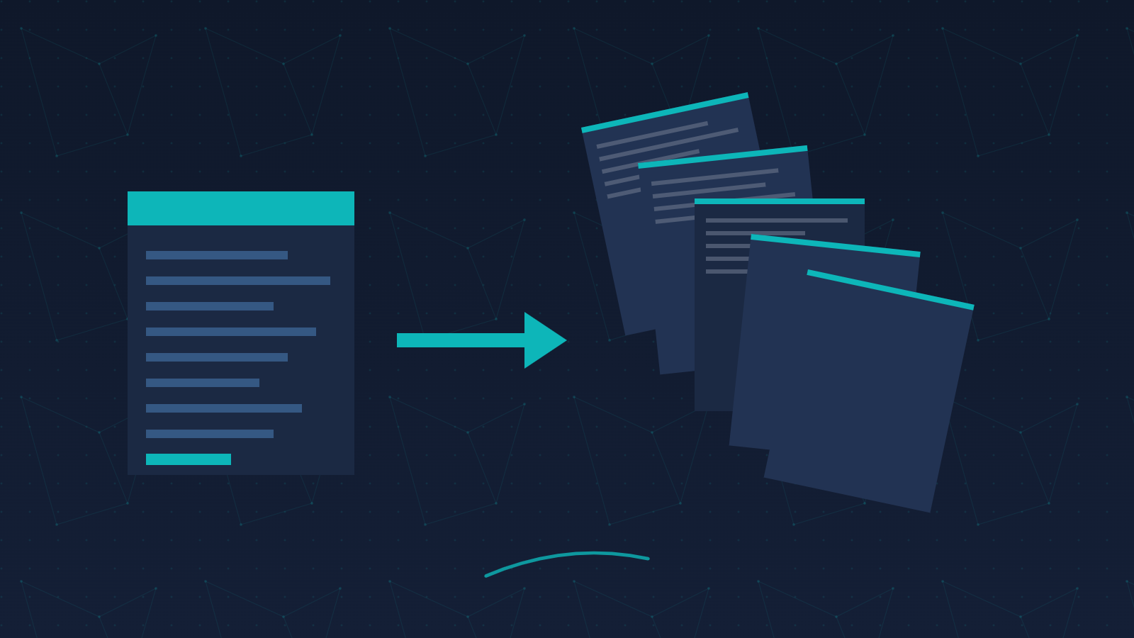 One File Fanned Out