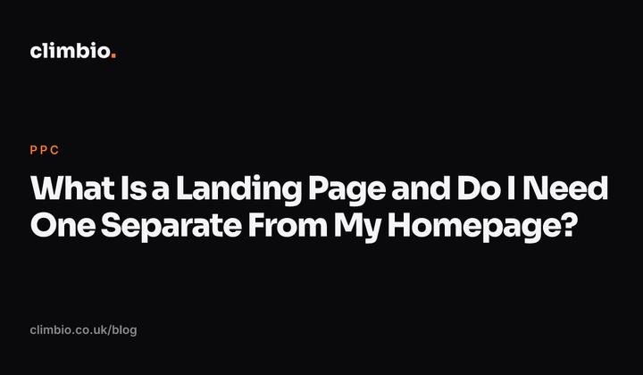 What Is a Landing Page and Do I Need One Separate From My Homepage?