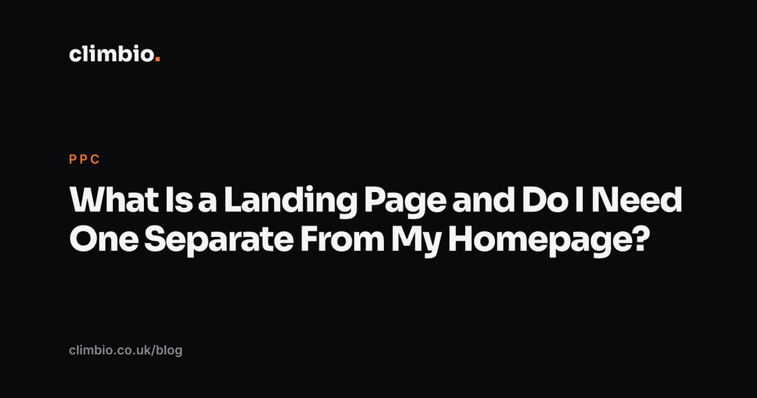 What Is a Landing Page and Do I Need One Separate From My Homepage?
