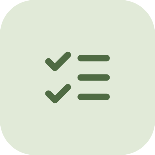 list checks icon
