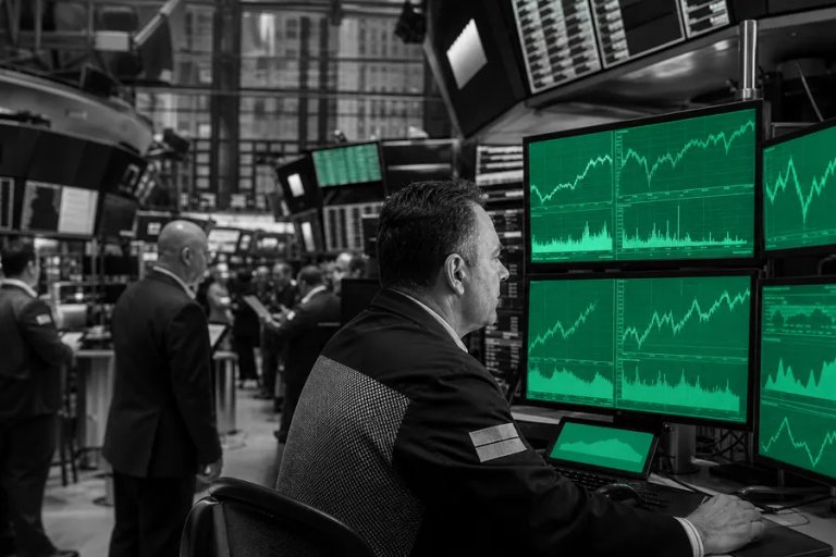 stock futures forecast illustration