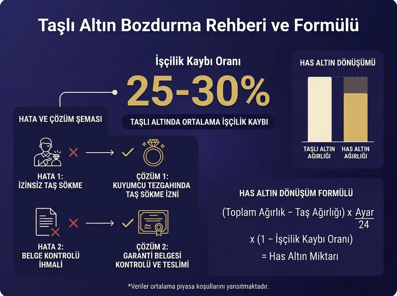 Taşlı takı satarken yapılan hatalar ve hakkınızı koruma rehberi.