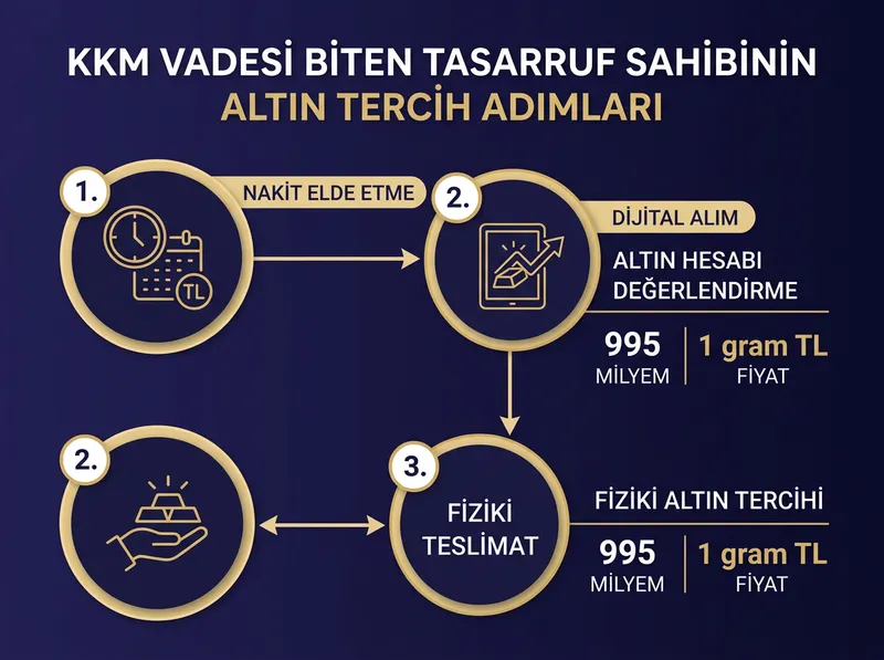 KKM'den çıkan tasarruf sahiplerinin değerlendirebileceği temel yol haritası ve karar adımları.