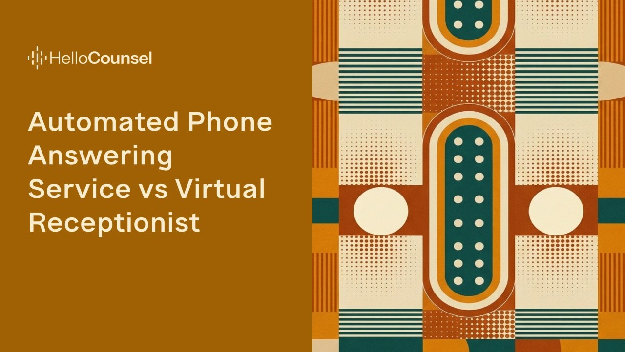 Automated Phone Answering Service vs Virtual Receptionist