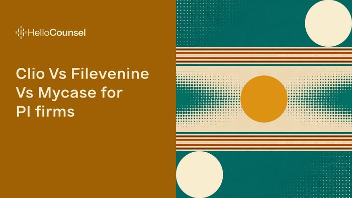 Clio vs Filevine vs MyCase for Personal Injury Firms