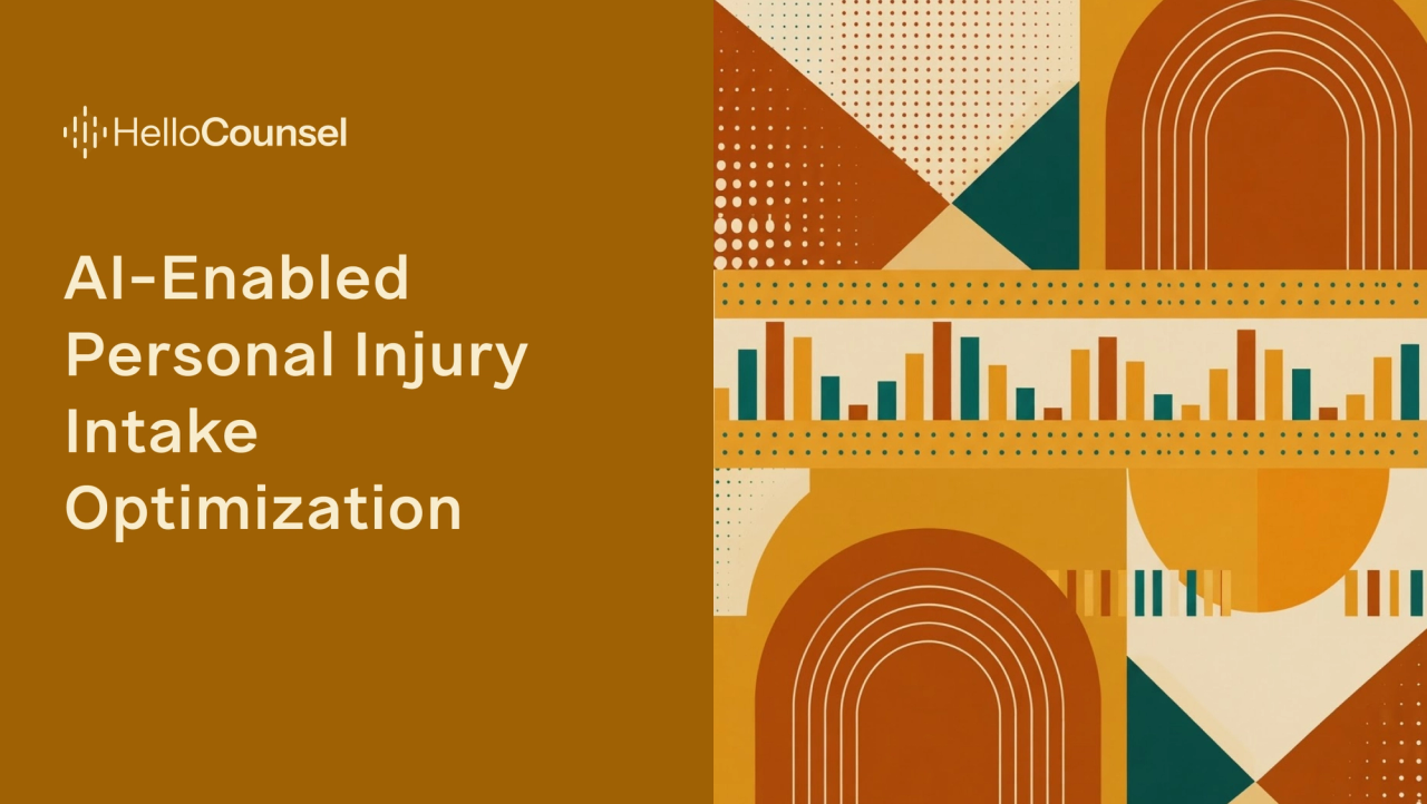 How AI-Enabled Personal Injury Intake Optimization Cuts the Time From First Call to Open Case