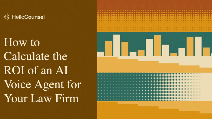 How to Calculate the ROI of an AI Voice Agent for Your Law Firm