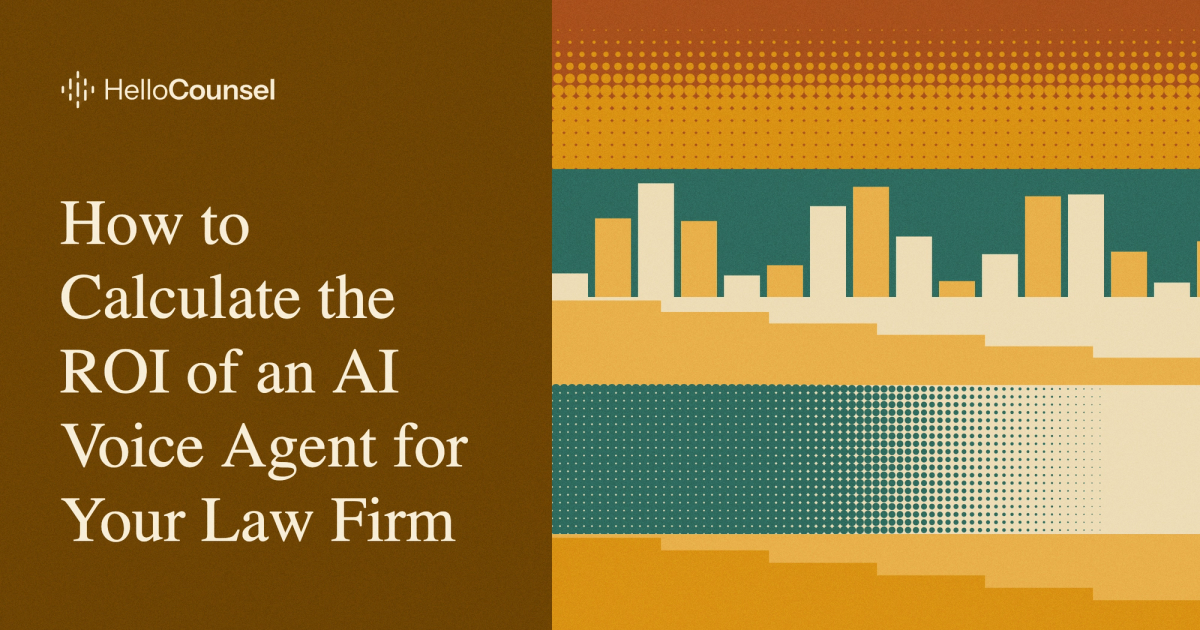 How to Calculate the ROI of an AI Voice Agent for Your Law Firm