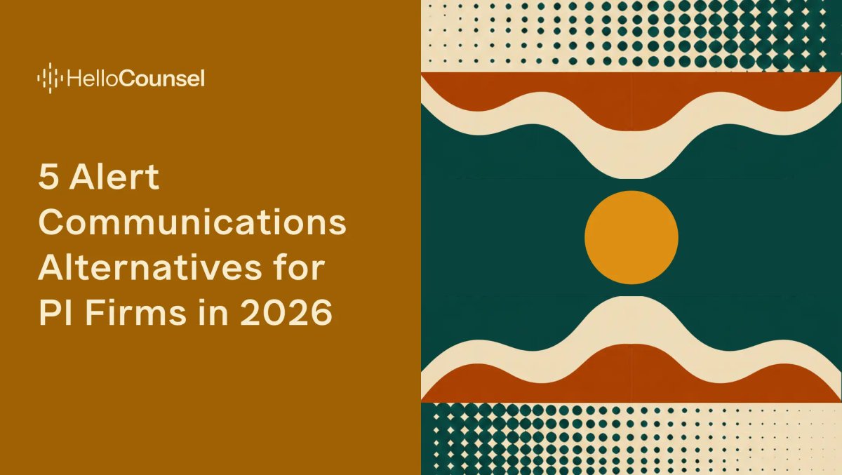 Alert Communications Alternatives for PI Firms