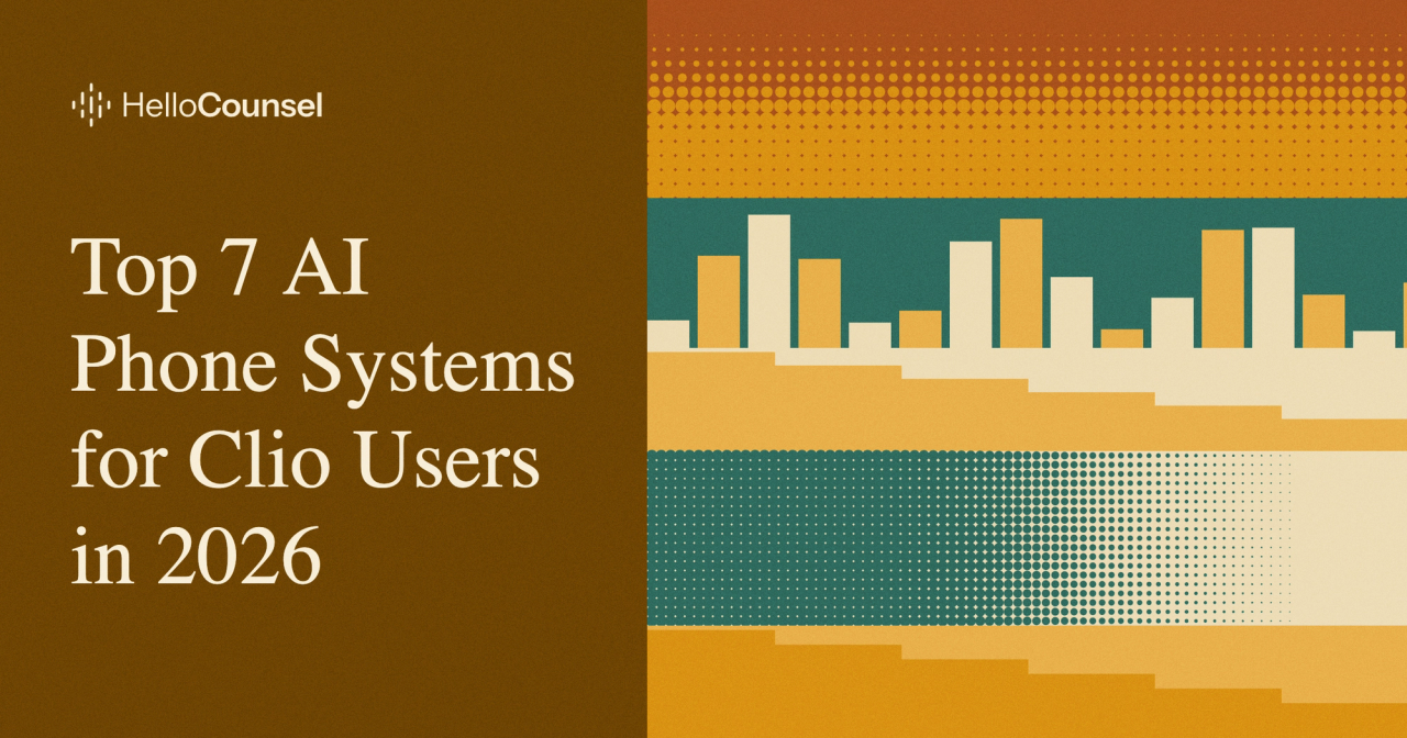 Top 7 AI Phone Systems for Clio Users in 2026