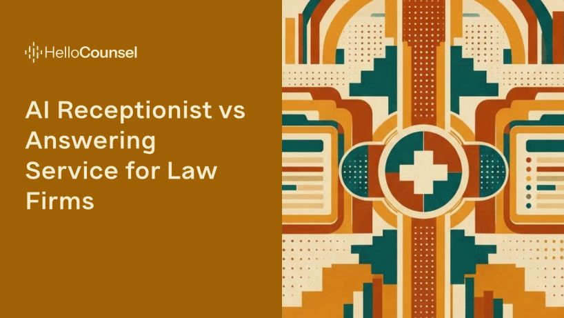 AI Receptionist vs. Answering Service for Law Firms